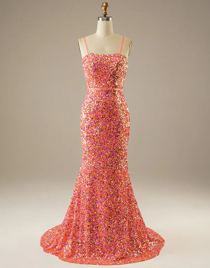 Sequins/Sparkling Long Dress Mermaid Prom Dress